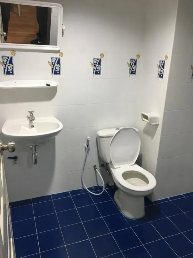 Blue Sky Condo for rent, ready to move in, fully furnished, ready to move in, spacious and comfortable room, has a balcony in the room, this price is