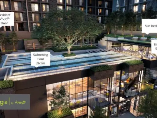 Sale down payment, A Space Mega Condo, beautiful room, good view, close to the train