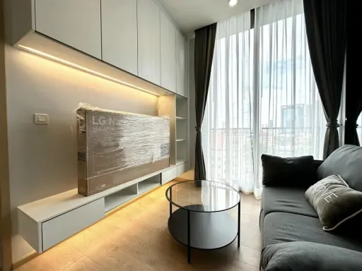 For Rent Noble BE 19 ชั้น 8 วิวสวนสวย ตกแต่ง Buit-In สุดปัง ห้องเพดานสูง โปร่ง สนใจ จองเลย images