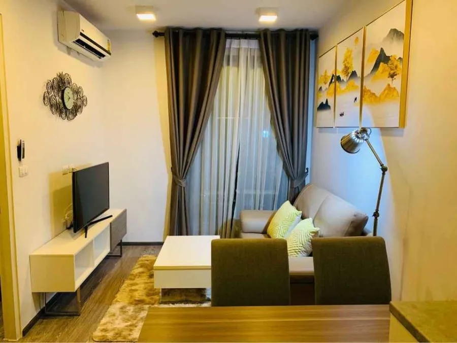 ให้เช่าคอนโด Zelle Rattanathibet ห้องพร้อมอยู่ เฟอร์ เครื่องใช้ไฟฟ้าครบ รีบย้ายมาจองเลยจ้า