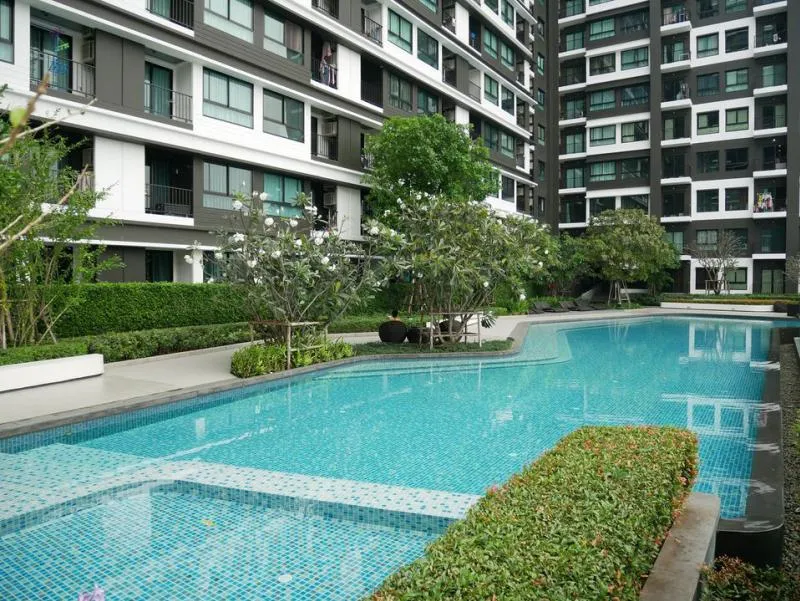 For rent, The Parkland Petchkasem-Thapra, fully furnished, full electrical appliances Plus, high floor, great view, rent now.