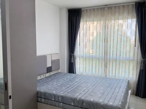 For rent: Condo Niche id Sukhumvit 113, ready to move in, fully furnished, electrical appliances ready, hurry and reserve now.