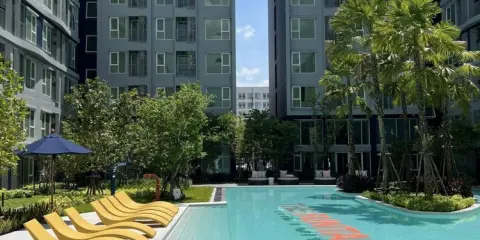 ให้เช่า Kave Town Island ห้อง 1 Bed Plus วิวสระ โซนสระสวย สนใจรีบจองเลย ก่อนหลุดมือ