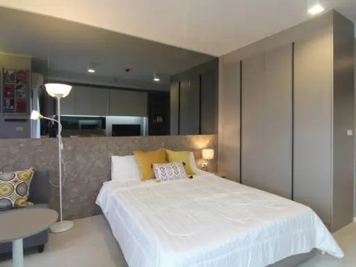 Condo for rent, Ideo Sukhumvit 93, built-in furniture and complete electrical appliances. Can't miss it anymore.