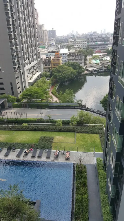 ปล่อยเช่า คอนโด เดอะ เบส สุขุมวิท 77 ชั้น 12 ตึก B วิวสระว่ายน้ำ พร้อมอยู่ ราคาดี ห้ามพลาด!!