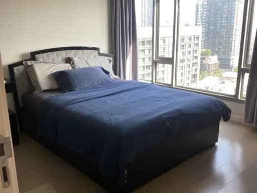 For rent!! Condo The Crest Sukhumvit 34, 16th floor, beautiful room, good location, complete common area, don't miss it!!
