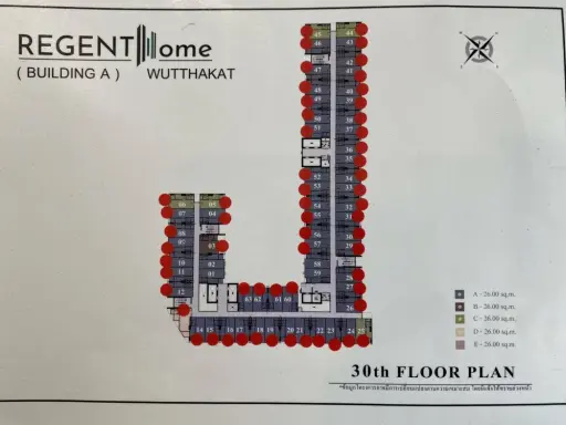 For sale: Regent Home Wutthakat, high floor, ready to move in, reserve now!