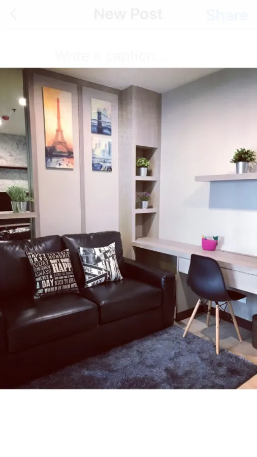 Condo for rent, Aspire Sathorn-Thapra, nice decorated room Full electrical appliances, 22nd floor, clear view, airy, book now