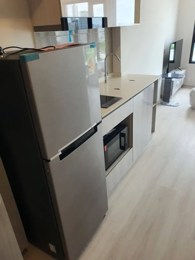 For rent: COBE Ratchada Rama 9, 26th floor, corner unit, fully furnished. Book now! Don't miss out!