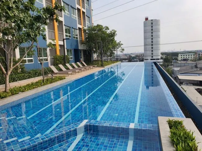 ขาย คอนโด ลุมพินี วิลล์ พัฒนาการ - ศรีนครินทร์ ห้องพร้อมอยู่ เฟอร์พร้อม ชั้นสูง วิวดี จองเลย