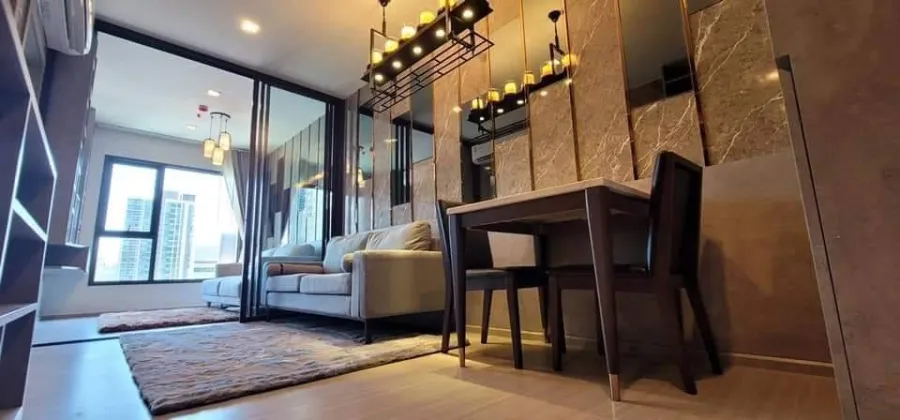 ขายคอนโด Life Asoke Rama 9 ห้องแต่งพร้อมอยู่ เฟอร์นิเจอร์ครบชุด built-in อย่างดี รีบมาจองด่วนๆ
