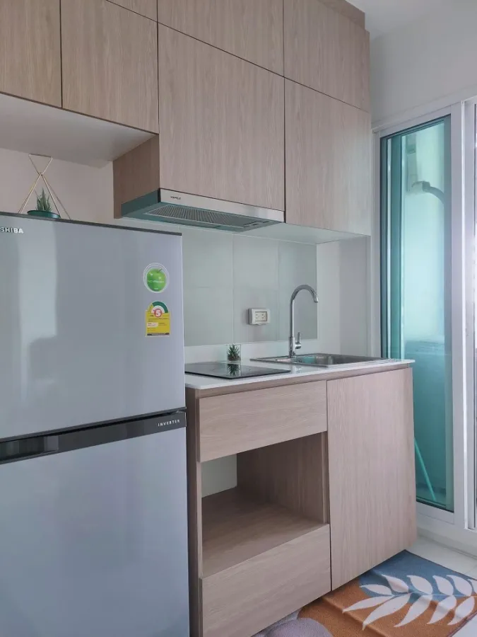 Condo for sale, rent, Delapis Charan81, ready to move in, fully furnished + electrical appliances, unblocked view, book now.