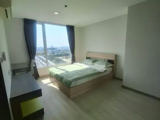 Condo for rent, Grene Chaengwattana, spacious room, lots of usable space, good price, come and reserve now, don't miss out!
