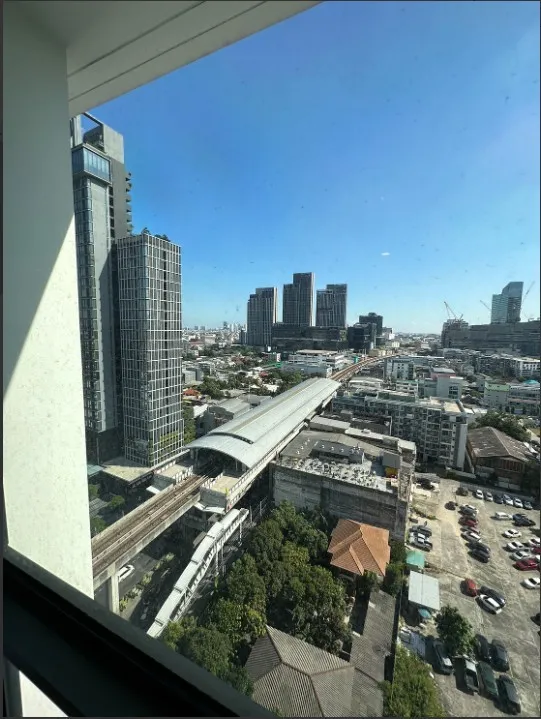 For sale, for rent!! Condo The Room Sukhumvit 62, 17th floor, Building A, beautiful room, newly renovated. Fully furnished, ready to move in, reserve