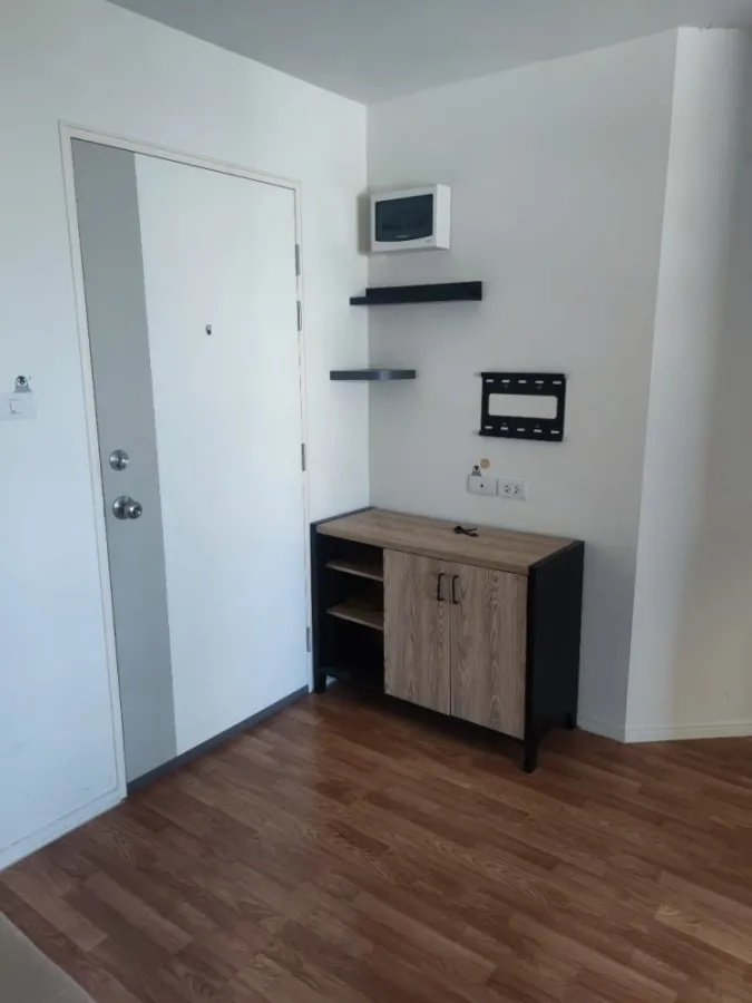 Condo for sale, Lumpini Ville Nakhon In-River View, studio room, size 26 sq.m., suitable height, interested, book now.