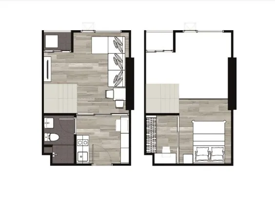 ขาย ให้เช่าThe ORIGIN Plug and Play Ladprao - Bangkapi 1 Bedroom ห้อง Duplex ชั้นสูง วิวดี อย่าพลาด