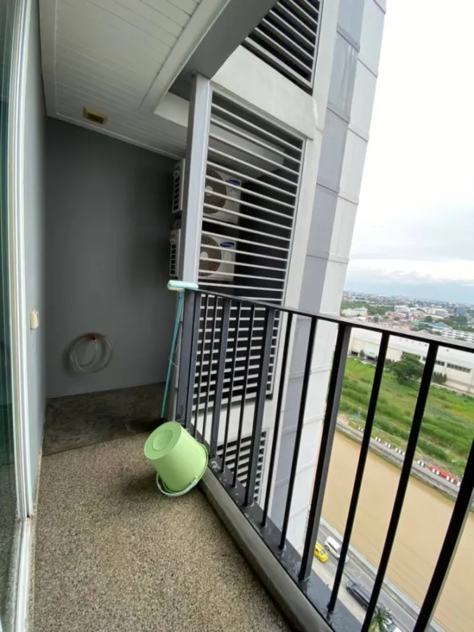 Condo for sale, Grene Chaengwattana, fully furnished, livable, east facing, cute price, reserve now.