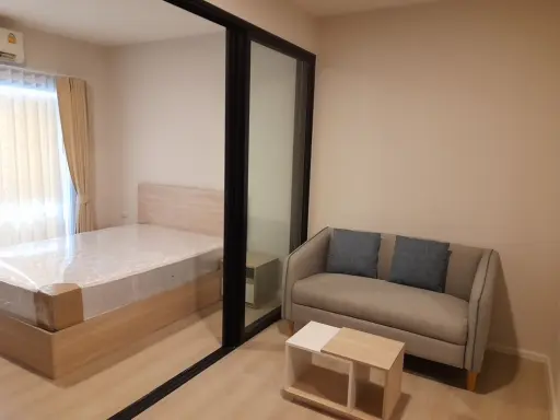 For rent!! Condo A Space Mega, 15th floor, beautiful room, fully furnished, ready to move in immediately, don't miss it!!