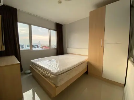 For Rent Lumpini Condo Town Bodindecha - Ramkhamhaeng, 8th floor, beautiful room, fully furnished, Renovate, all new !!! Rent