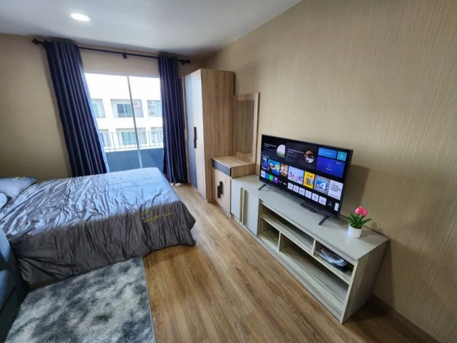 Sell Rent Elio Sukhumvit 64, 8th floor, not hot room, good furniture, special price, you should not miss it.