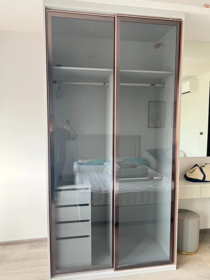 Condo for rent SOHO BANGKOK Ratchada, room ready to move in Complete facilities Don't hesitate to book now.