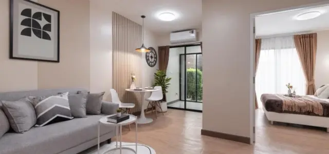 ขาย ไอคอนโด สุขุมวิท 105 ห้องแต่งสวย ครบ ชั้น 1 มีสวนร่มรื่นอยู่หลังห้อง รีบจับจองก่อนพลาด images