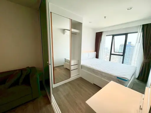 ให้เช่าคอนโด Regent Home วุฒากาศ ห้องทิศเหนือ วิวองค์พระ ลมเย็นตลอดวัน จัดเต็มเฟอร์นิเจอร์บิวท์อิน มาจองเลย