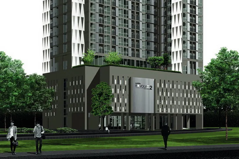 For sale, for rent!! Condo Noble Revolve Ratchada 2, Modern Classic decorated room, location in the heart of the city, don't miss it!!