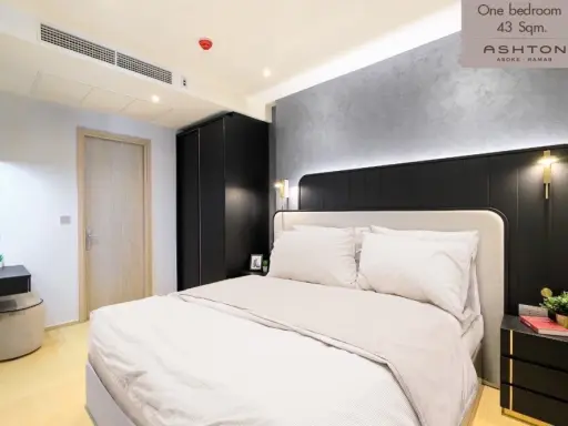 Condo for rent, Ashton Asoke-Rama 9, very nice decorated room. tight furniture Ready to move in. Hurry up to reserve.