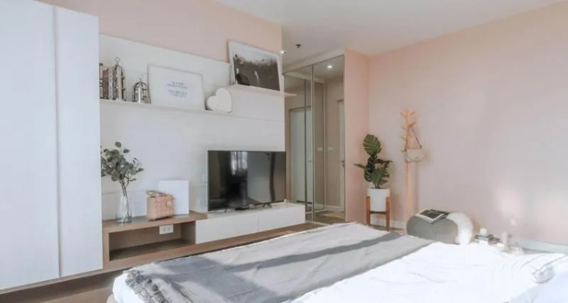 ให้เช่า The Room Sathorn-Taksin ห้องมุม มีความเป็นส่วนตัว ห้องใหม่ ตกแต่งน่ารัก น่าอยู่สุดๆ รีบเลยๆ