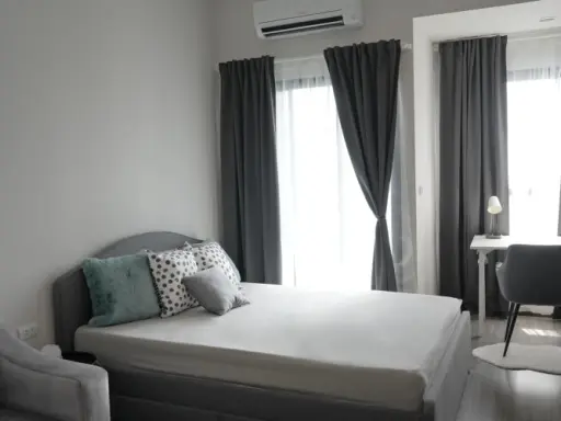 For rent, Ideo Chula Samyan, 26th floor, beautiful view, nice decoration, fully furnished, just come and move in.
