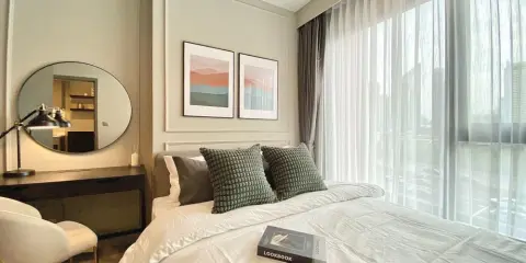 For rent ไลฟ์ อโศก ไฮป์ 1 bedroom Plus มีประตูกั้นโซนครัวอย่างดี สนใจรีบมาจองด่วน อย่ารอช้า