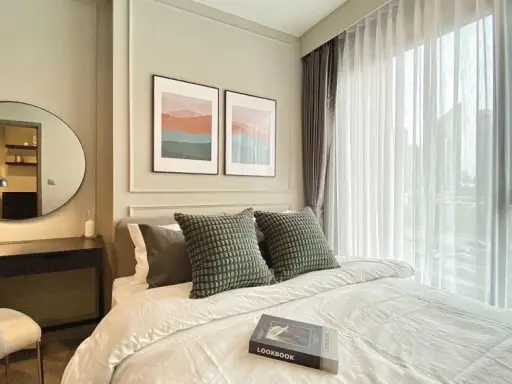 For rent ไลฟ์ อโศก ไฮป์ 1 bedroom Plus มีประตูกั้นโซนครัวอย่างดี สนใจรีบมาจองด่วน อย่ารอช้า images