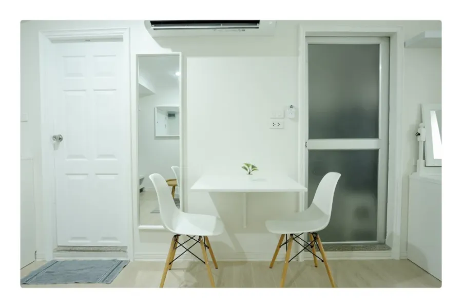 Lumpini Ville Cultural Center Studio for rent, great location, fully furnished and equipped, book now!