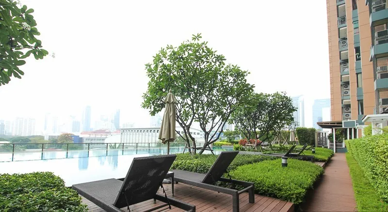 For sale, for rent, luxury condo, Villa Asoke, 37-38th floor, corner room, the most beautiful view on the floor, luxuriously decorated, hurry and rese
