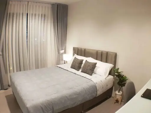 ให้เช่า ไลฟ์ อโศก-พระราม 9 ห้องทิศเหนือ วิวสวน ครัวปิด built-in มีเฟอร์เและเครื่องใช้ไฟฟ้าครบ จองเลย images