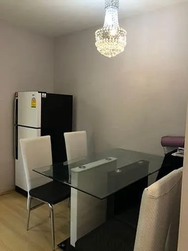 Beautiful room for sale, Plum Condo Chaengwattana Station, 2 bedrooms, good furniture. Who gets to be happy, urgent!!