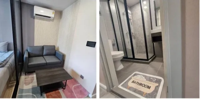 Kave Town Island ให้เช่า ห้องวิวสระพร้อมอยู่ 1-Bed Exclusive Fully Furnished แต่งครบ อย่าพลาด