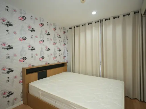 Condo for sale Lumpini Ville On Nut 46, room with good wallpaper, very good price, hurry and reserve now, don't miss out.