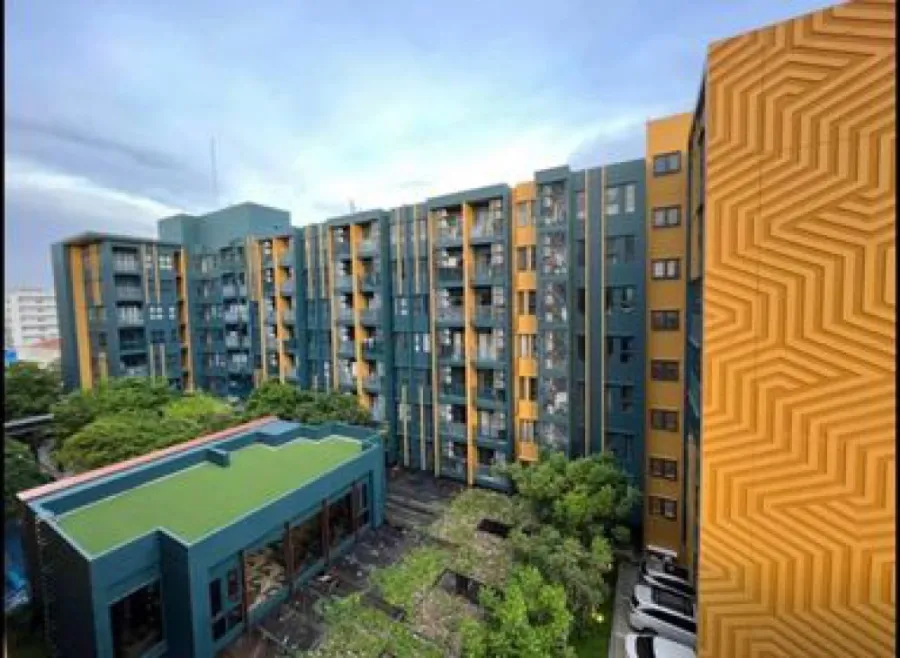 For rent!! Condo The Base Sukhumvit 50, 6th floor, beautiful room, ready to move in immediately, book now!!