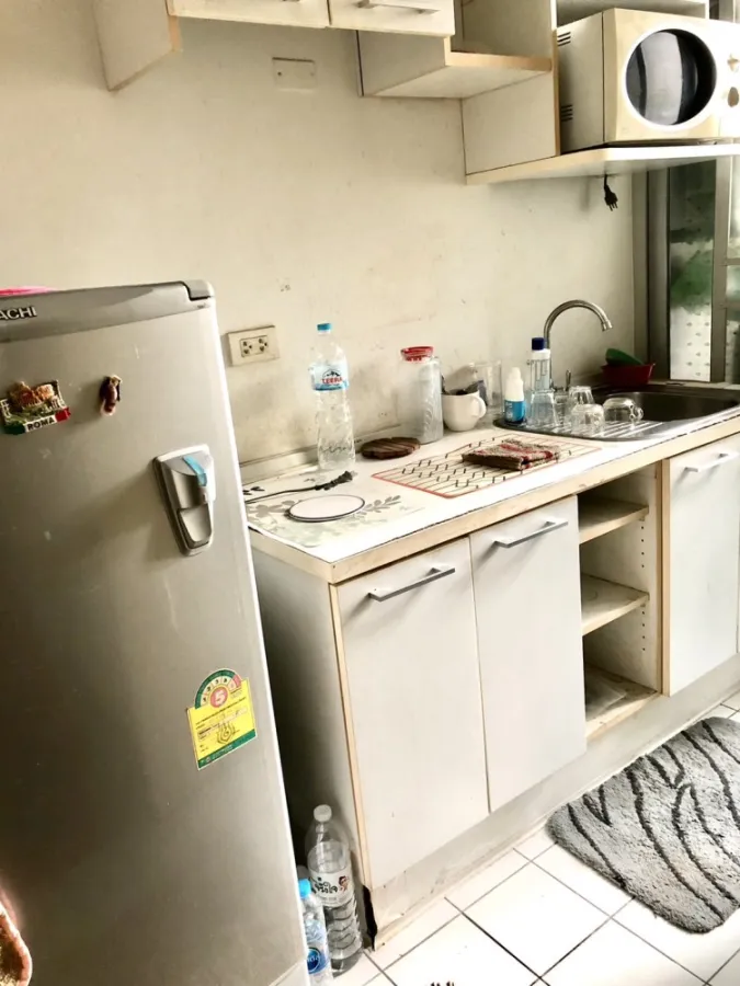 Condo for rent, The Seed Chaengwattana, fully furnished room, inviting, can carry the bag and move in right away, book now, hurry up.