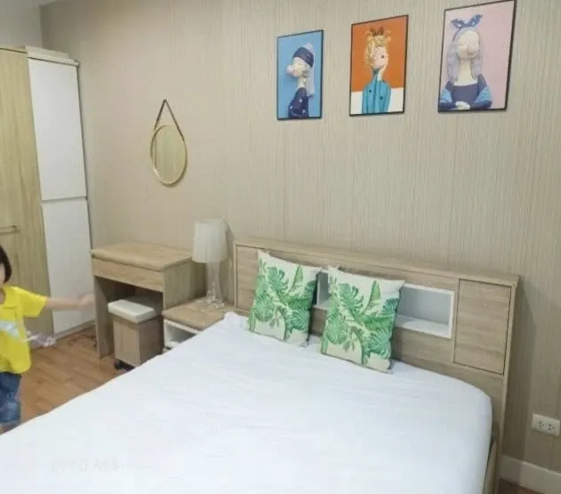 ให้เช่า คอนโด Voque Place Condo Sukhumvit 107 ห้องพร้อมอยู่ เฟอร์พร้อม ห้องกว้างอยู่สบาย จองเลย+++