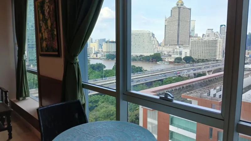 ให้เช่า Baan Sathorn-Chaophraya ห้องชั้นสูง เฟอร์พร้อม ห้องกว้างอยู่สบาย จองเลย ห้ามพลาด+++