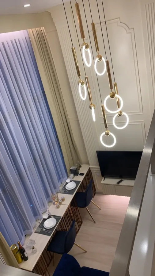 Condo for rent, Knightsbridge Prime Sathorn, 2-storey room, decorated in modern style, built-in wall, great price, hurry to reserve it