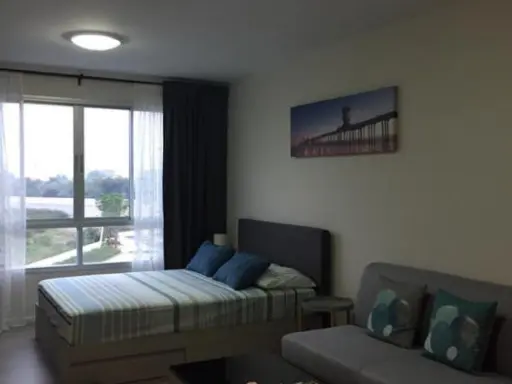 ห้องเช่าสุดคิ้วท์ที่Dcondo Rangsit 1สตู วิวสุดสงบส่วนมากๆ แถมสิ่งอำนวยความสะดวกครบ รอให้คุณเข้าอยู่!