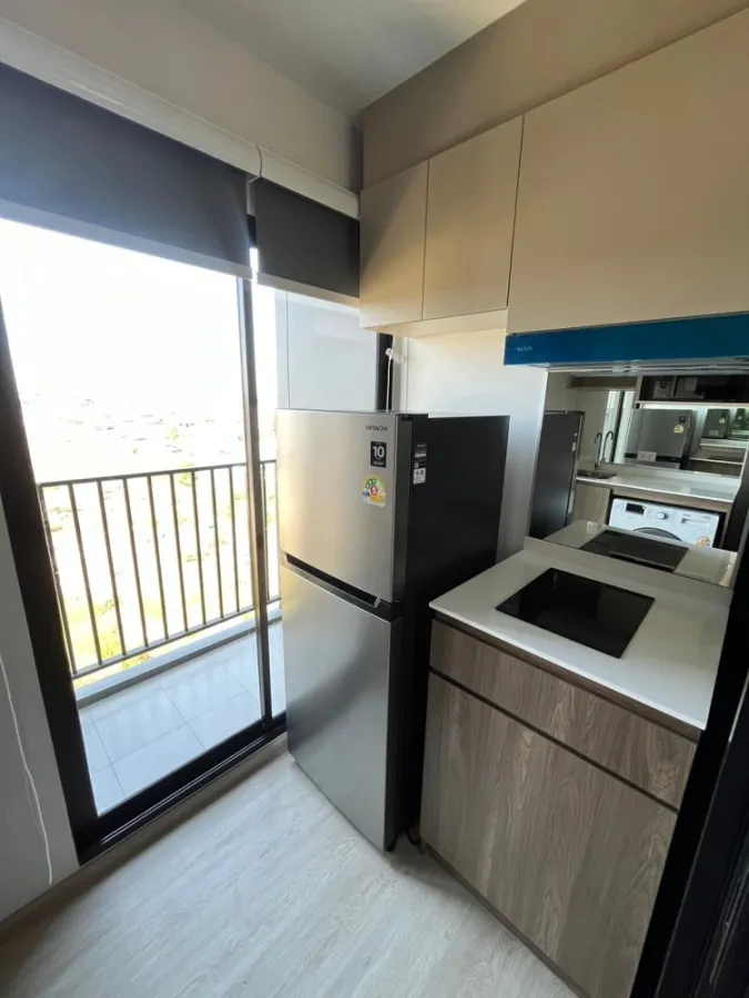 For rent Nue Core Khu Khot Station, corner room with privacy, 7th floor, city view, Book now, don't wait.