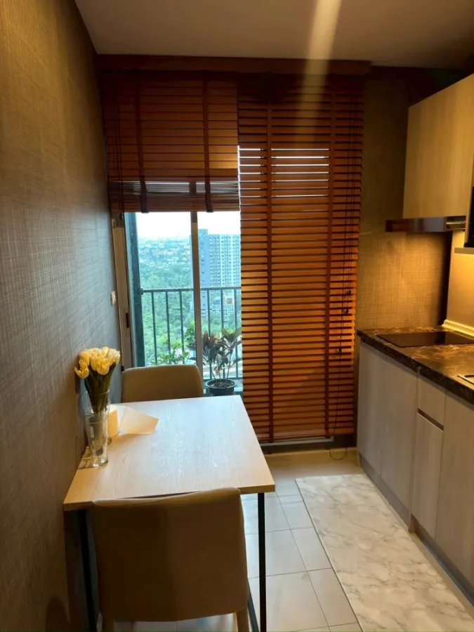 Condo for rent Elio Sathorn - Wutthakat, 22nd floor, Building B, great view, good ventilation, great price, come reserve now, don't miss out!