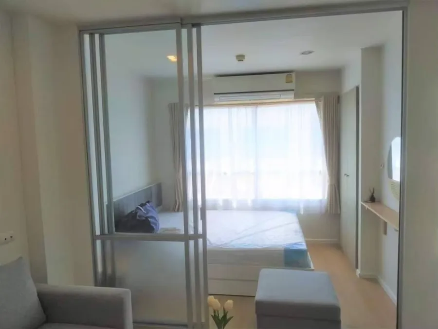 For rent, Lumpini Ville On Nut - Phatthanakan, top floor, quiet, good weather, fully furnished, ready to move in.
