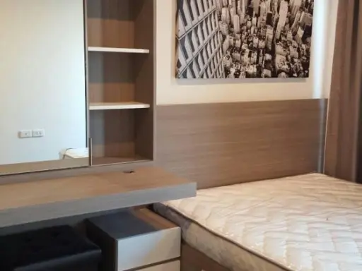 ให้เช่า The base Park East แต่งเฟอร์บิ้วทั้งห้อง หันทิศเหนือ รับแดดเช้า เย็นสบาย จองเลยจ้า