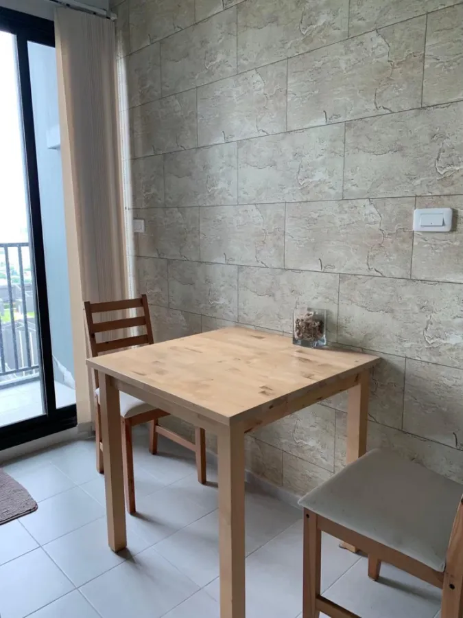 Condo for rent, The Base Rama 9-Ramkhamhaeng, nice room, high floor, great view, complete here, hurry to reserve.